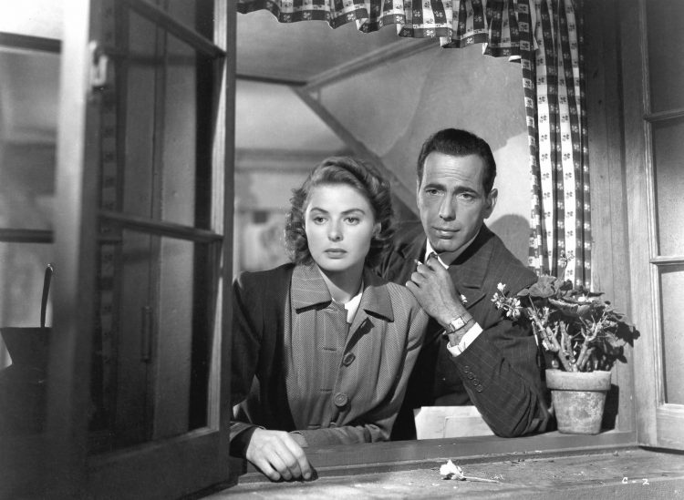Ingrid Bergman i Hemfri Bogart u filmu Kazablanka