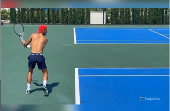 Novak Đoković trening