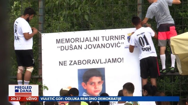 DUŠAN JOVANOVIĆ. Zločin na večnu sramotu, prilog, emisija Pregled dana Newsmax Adria