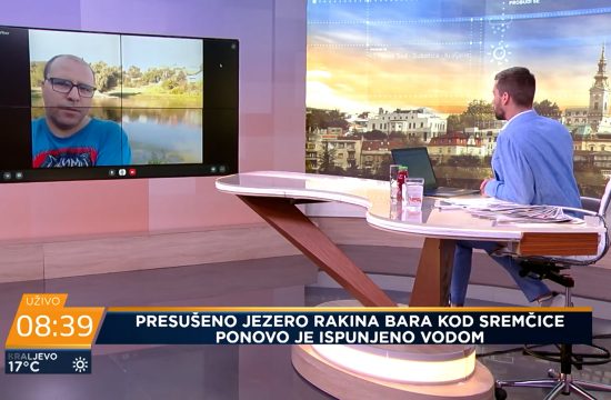 Presušeno jezero Rakina Bara kod Sremčice, ponovo je ispunjeno vodom