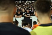 FK Partizan, AEK, grobari