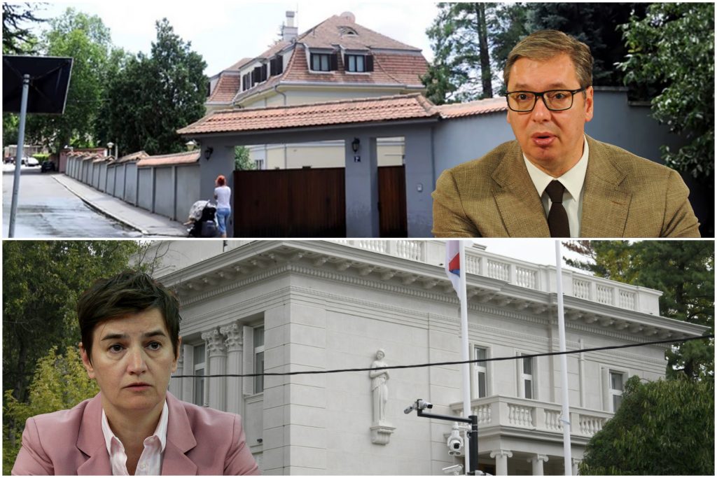 Aleksandar Vučić, Ana Brnabić, vila Bokeljka, vila Jovanke Broz