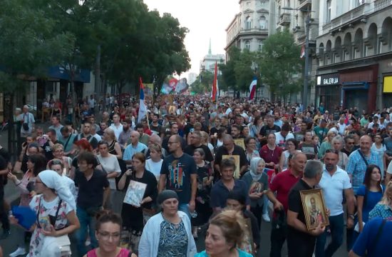 Kolika je zapravo podrška litijama u Beogradu, prilog, emisija Među nama, Medju nama Nova S