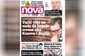 Nova, naslovna za ponedeljak 12. septembar 2022. broj 371, dnevne novine Nova, dnevni list Nova Nova.rs