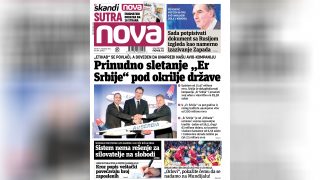Nova, naslovna za utorak 27. septembar 2022. broj 384, dnevne novine Nova, dnevni list Nova Nova.rs