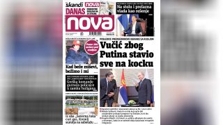 Nova, naslovna za sredu 28. septembar 2022. broj 385, dnevne novine Nova, dnevni list Nova Nova.rs