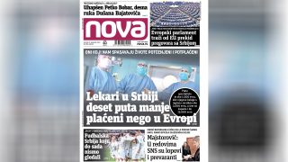 Nova, naslovna za četvrtak 29. septembar 2022. broj 386, dnevne novine Nova, dnevni list Nova Nova.rs