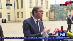 Aleksandar Vučić u Pragu