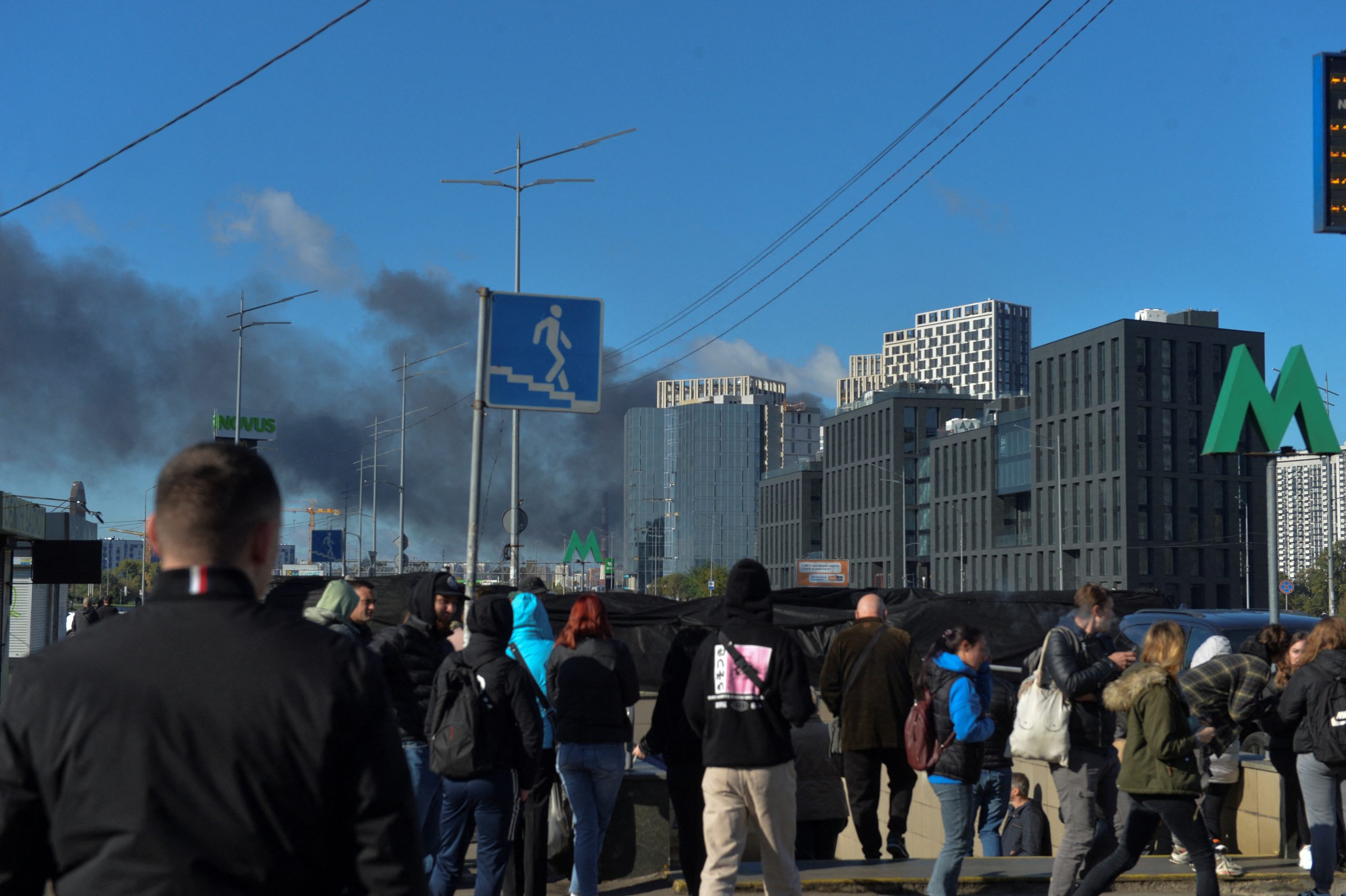 Взрывы в Киеве 10.10.2022