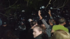 Sukob policije i demonstranata na Šodrošu