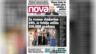 Nova, naslovna za utorak 25. oktobar 2022. broj 408, dnevne novine Nova, dnevni list Nova Nova.rs