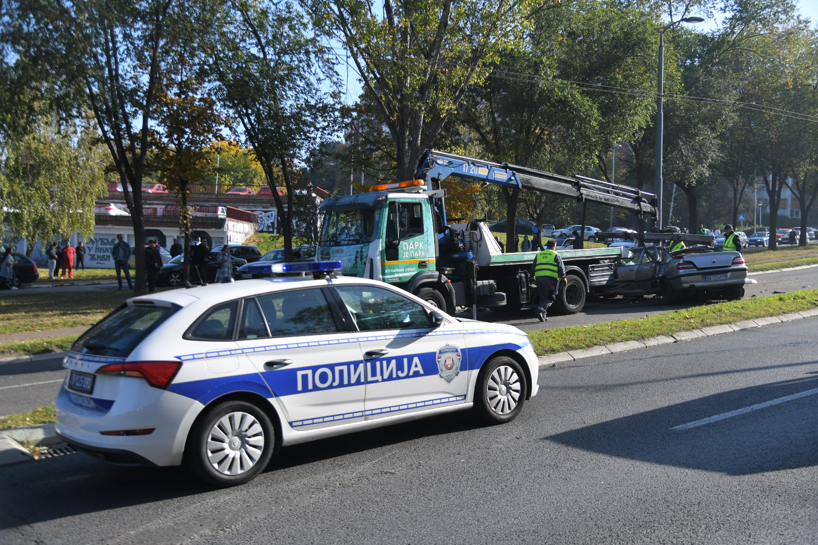 Saobraćajna nesreća u ulici Vojislava Ilića, u naselju Medaković