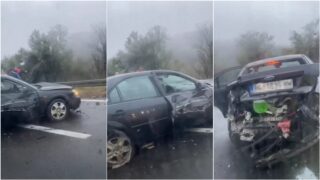 Saobraćajna nesreća, nezgoda na autoputu Beograd - Niš, odmah nakon izlaska iz Beograda