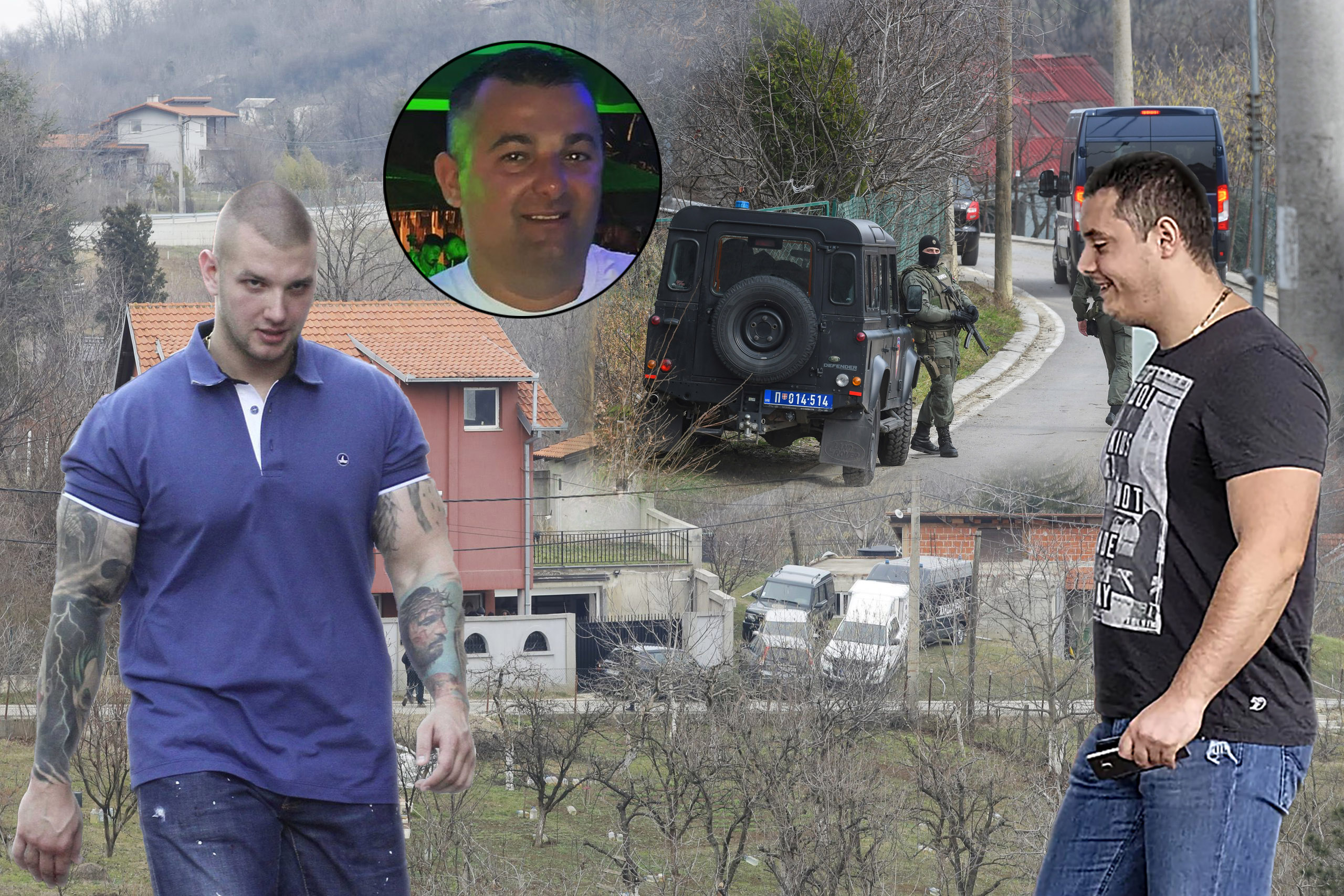 Aleksandar Gligorijević Puki, Marko Miljković i Veljko Belivuk, Ritopek, policija