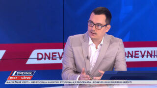 Vojislav Milovančević, novinar portala Nova.rs, gost, emsija Dnevnik