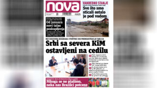 Nova, naslovna za utorak 22. oktobar 2022. broj 431, dnevne novine Nova, dnevni list Nova Nova.rs