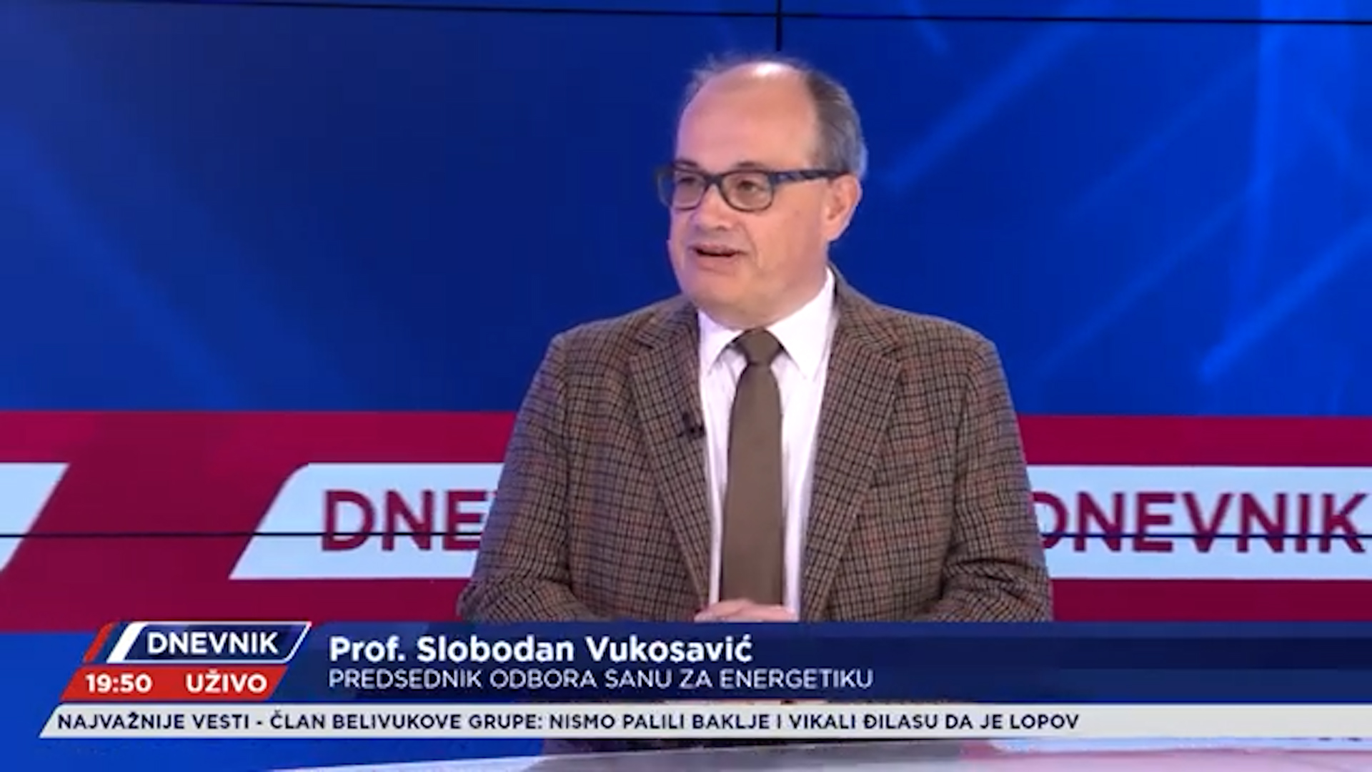GOST Prof. Slobodan Vukosavić PREDSEDNIK ODBORA SANU ZA ENERGETIKU