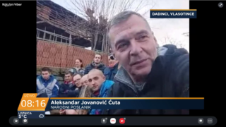 Aleksandar Jovanović Ćuta se javio sa blokada na Rupskoj reci