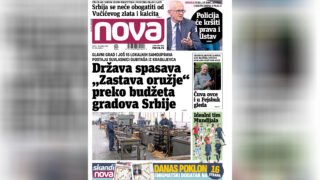 Nova, naslovna za sredu 21. decembar 2022. broj 456, dnevne novine Nova, dnevni list Nova Nova.rs