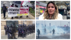 Ana Divac: Ponovo goreo Pariz - suzavac, vatra i sukobi sa policijom