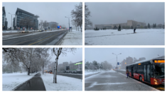 Aprilski sneg u Beogradu - kombo