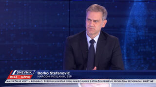GOST Borko Stefanović POTPREDSEDNIK STRANKE SLOBODE I PRAVDE