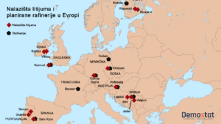 mapa litijum evropa