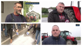 Masovni protesti poljoprivrednika širom Srbije