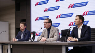 Aleksandar Vučić sa saradnicima