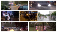 Obilne padavina paralisale Novi Sad