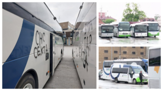 Na autobusima čačanskog autoprevoznika izbušene gume: Na vozilima natpisi "SNS sekta"