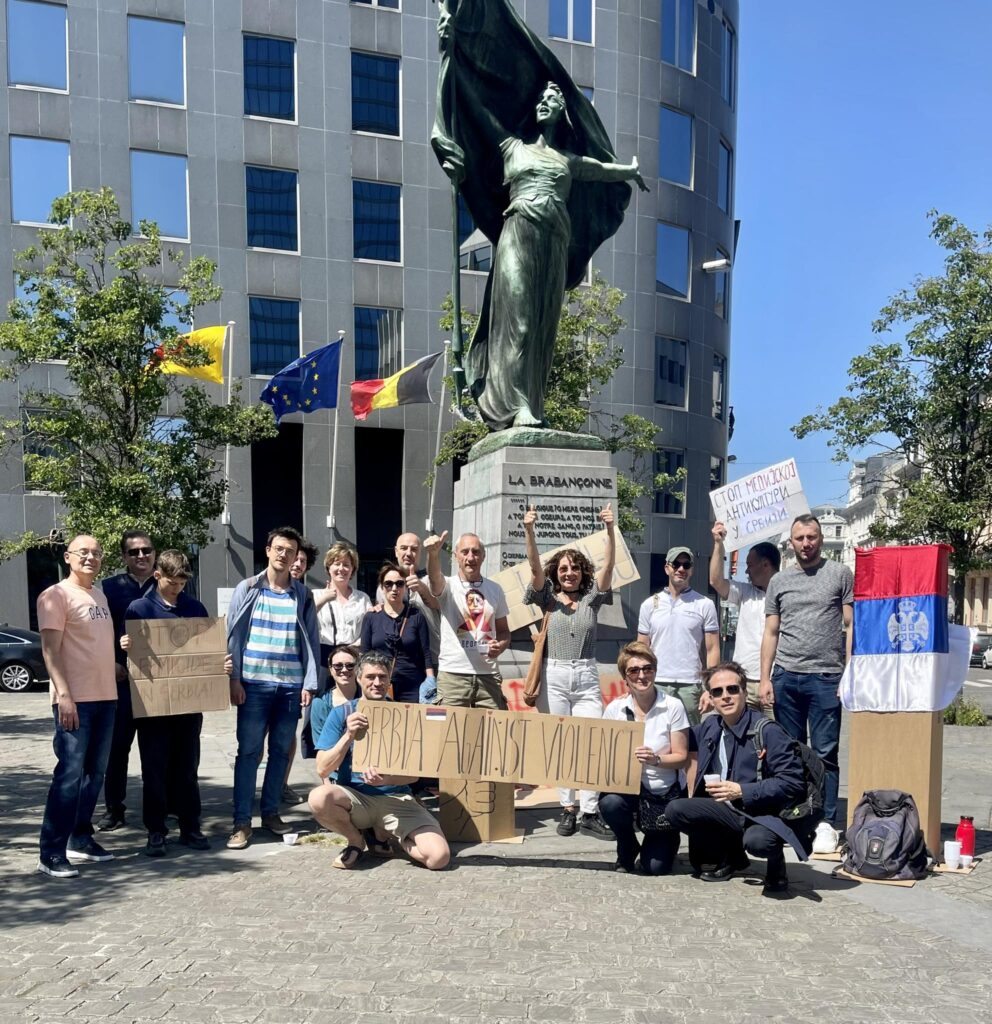 Protest Protiv Nasilja Odr An I U Briselu Iveti U Strahu Je Nasilje