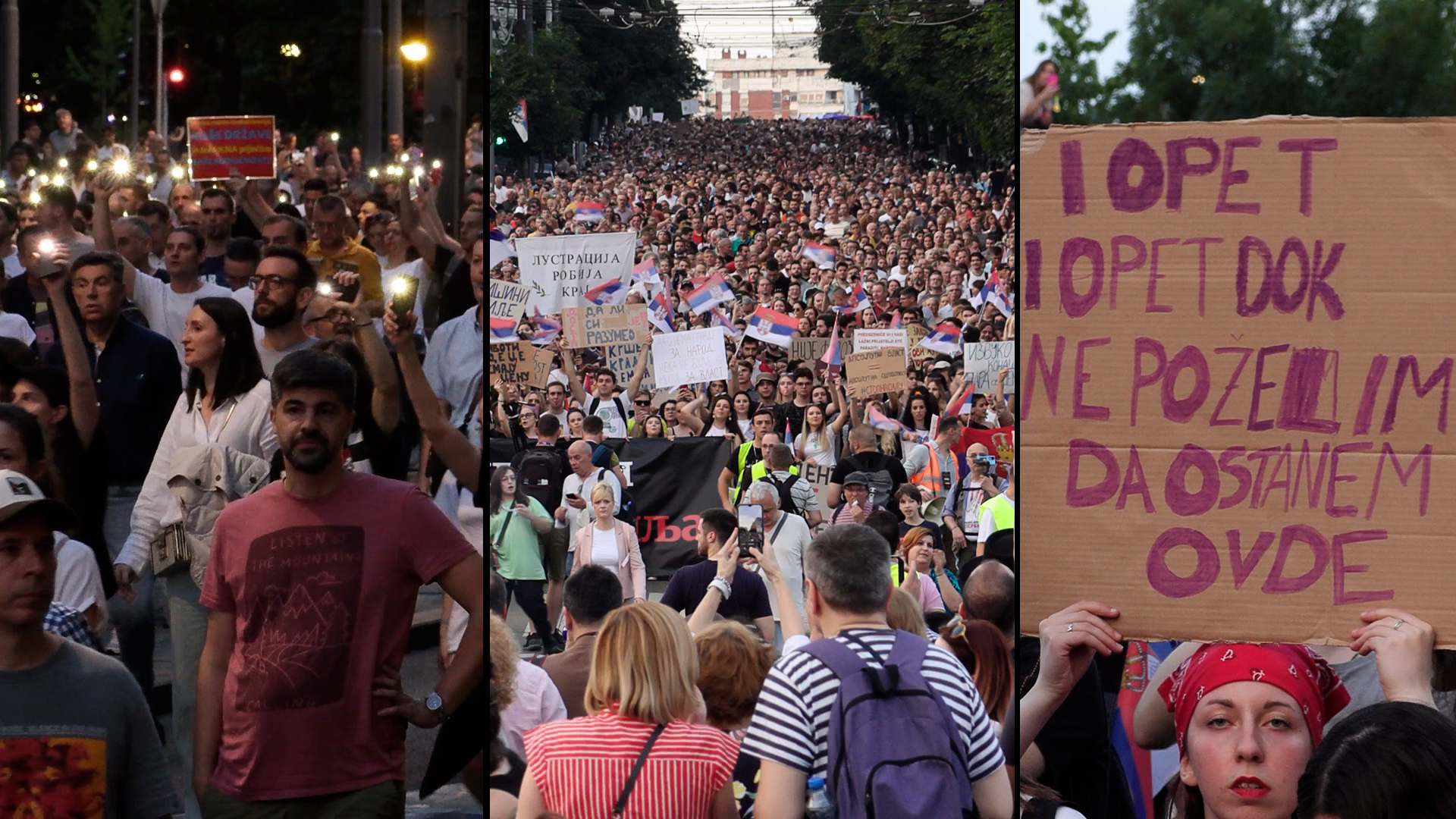 Zanima Vas Koliko Ljudi Je Bilo Juče Na Protestu? Ovi Kadrovi Otkrivaju ...