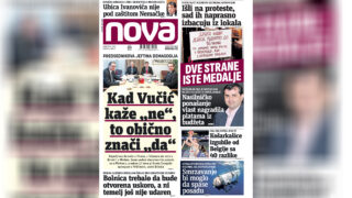Nova, naslovna za petak 23. jun 2023. broj 608, dnevne novine Nova, dnevni list Nova Nova.rs