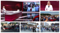 Kako je RTS izveštavao sa desetog protesta "Srbija protiv nasilja" u drugom Dnevniku