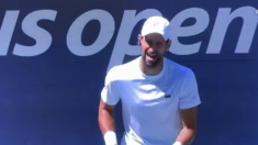 Novak Đoković US Open 2023 trening