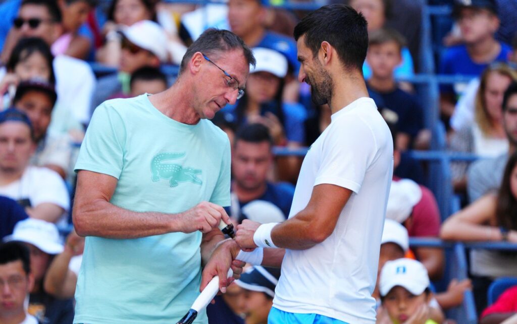 Novak Đoković i Klaudio Cimalja