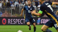 Miralem Pjanić i Edin Džeko