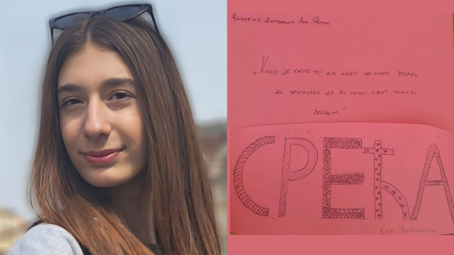 FOTO Neustrašiva Ema Kobiljski iz poslednje klupe VII2 u "Ribnikaru"