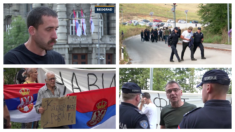 Protest ispred Vlade Srbije zbog radova na Kablaru