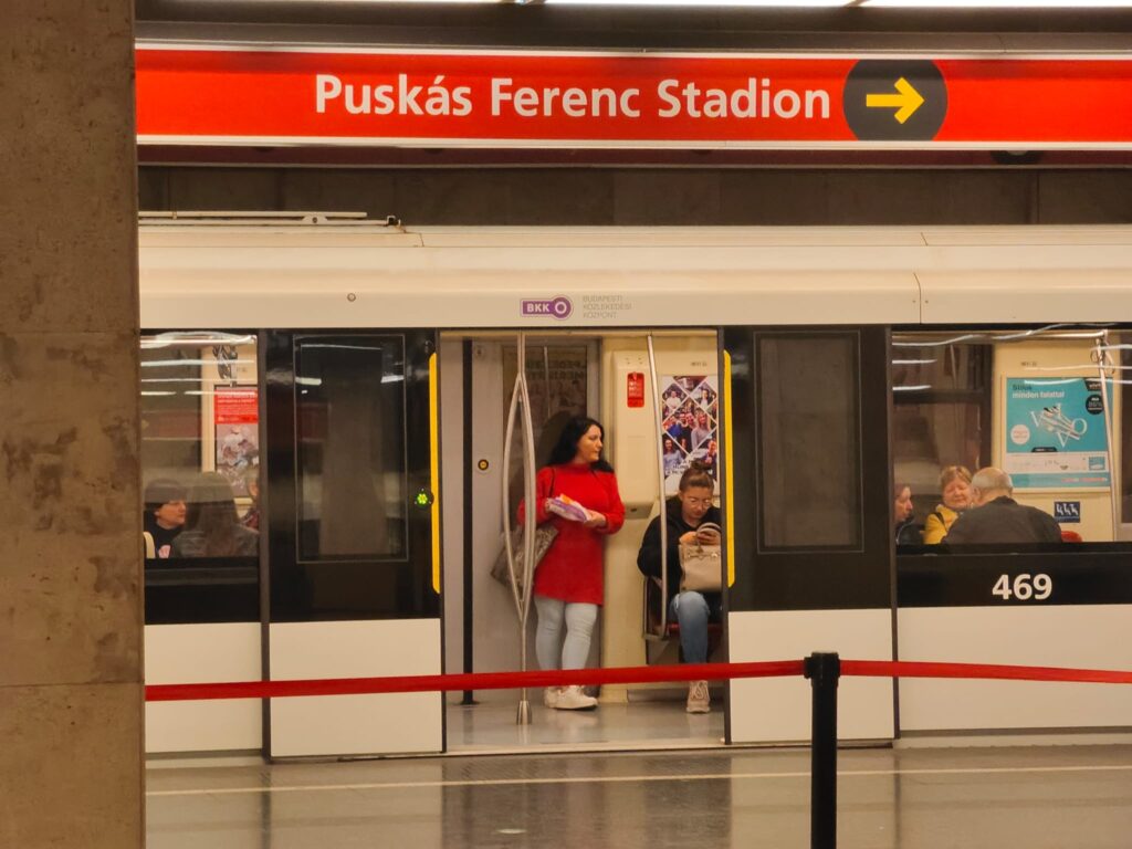 Metro, Puškaš arena, Budimpešta