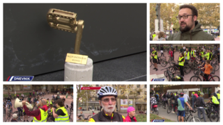 Biciklisti odlikovali Šapića Zlatnom pedalom
