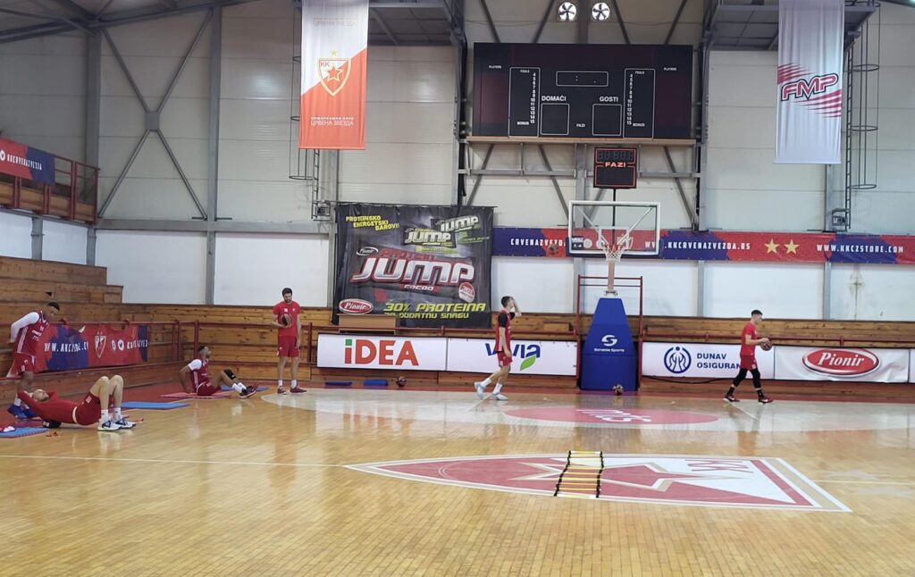 KK Crvena zvezda trening