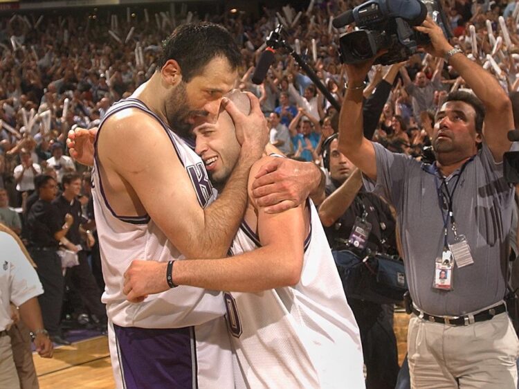 Vlade Divac i Majk Bibi