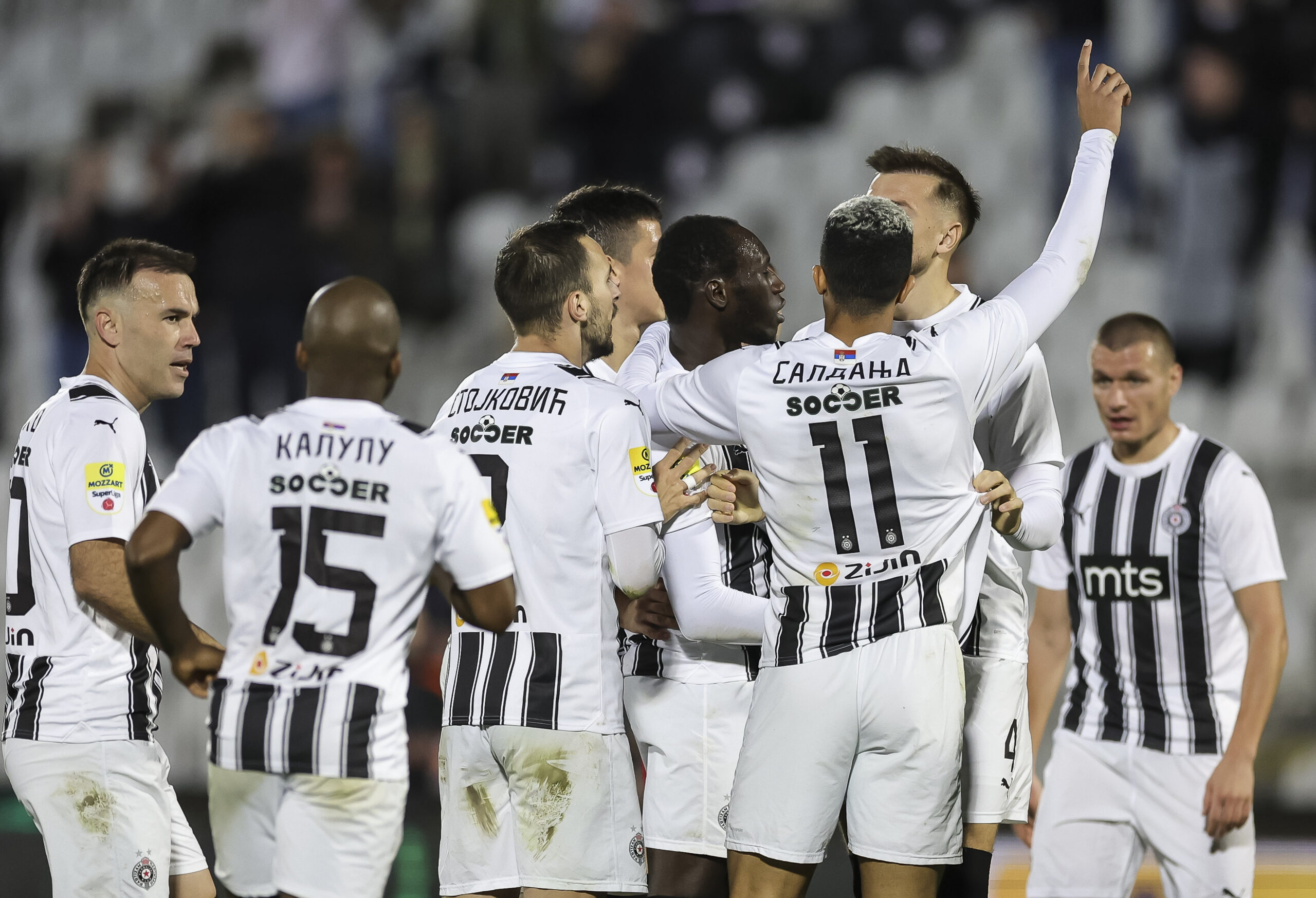 KRAJ: Novi Pazar - Partizan 1:4, crno-beli primili prvi gol u