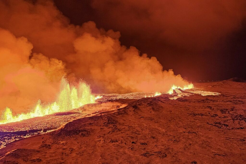 Island, erupcija vulkana