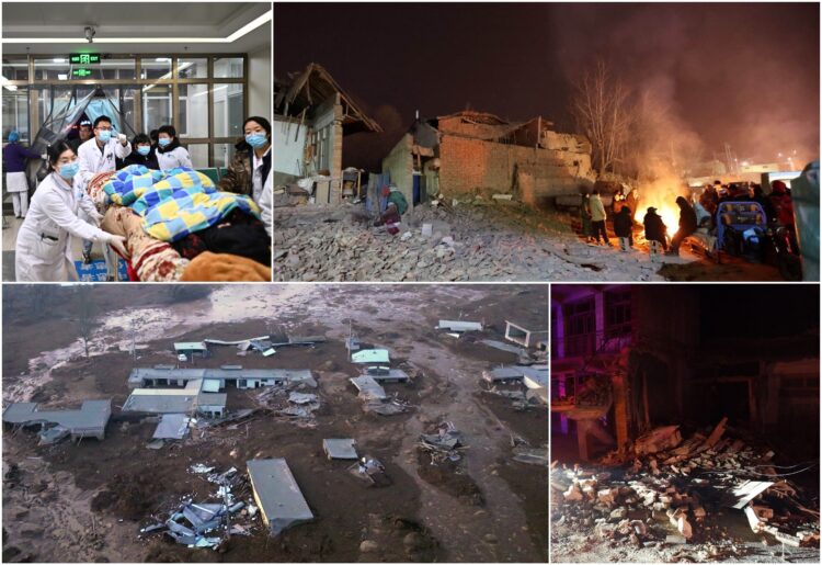 Kina, zemljotres, kombo