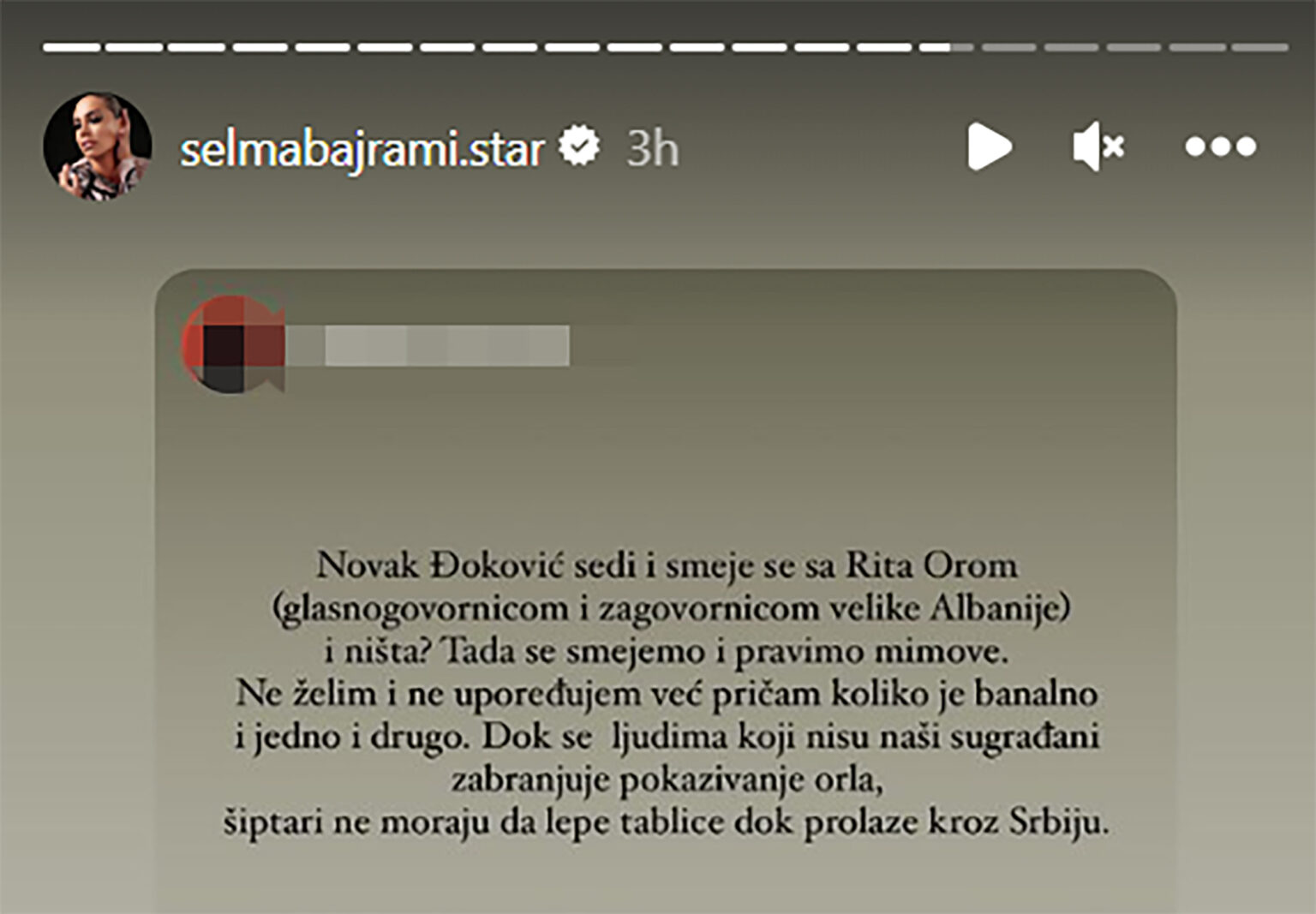 Selma Bajrami Prozvala Đokovića Nakon Zabrane Ulaska U Srbiju U Skandal Umešala Slavnog Srpskog