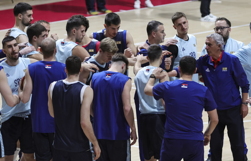 Trening kosarkaske reprezentacije Srbije