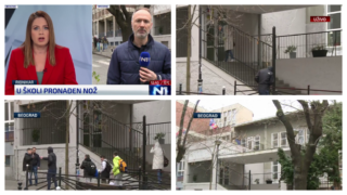 Policija ispred škole "Vladislav Ribnikar" zbog dojave da je učenik navodno doneo nož